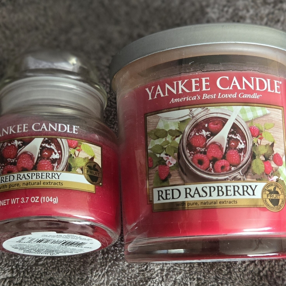 Yankee Candle Red Raspberry Scented Candle Set